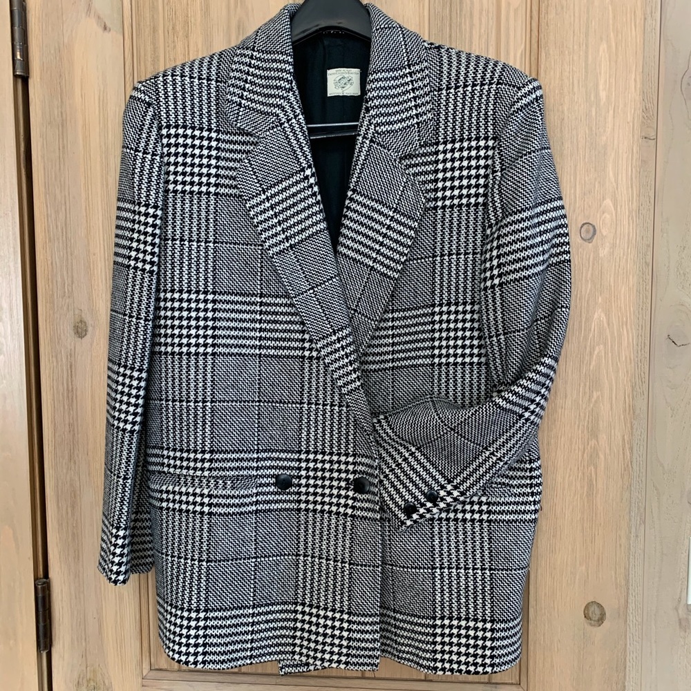 Tartan Plaid Blazer jacket by Benetton